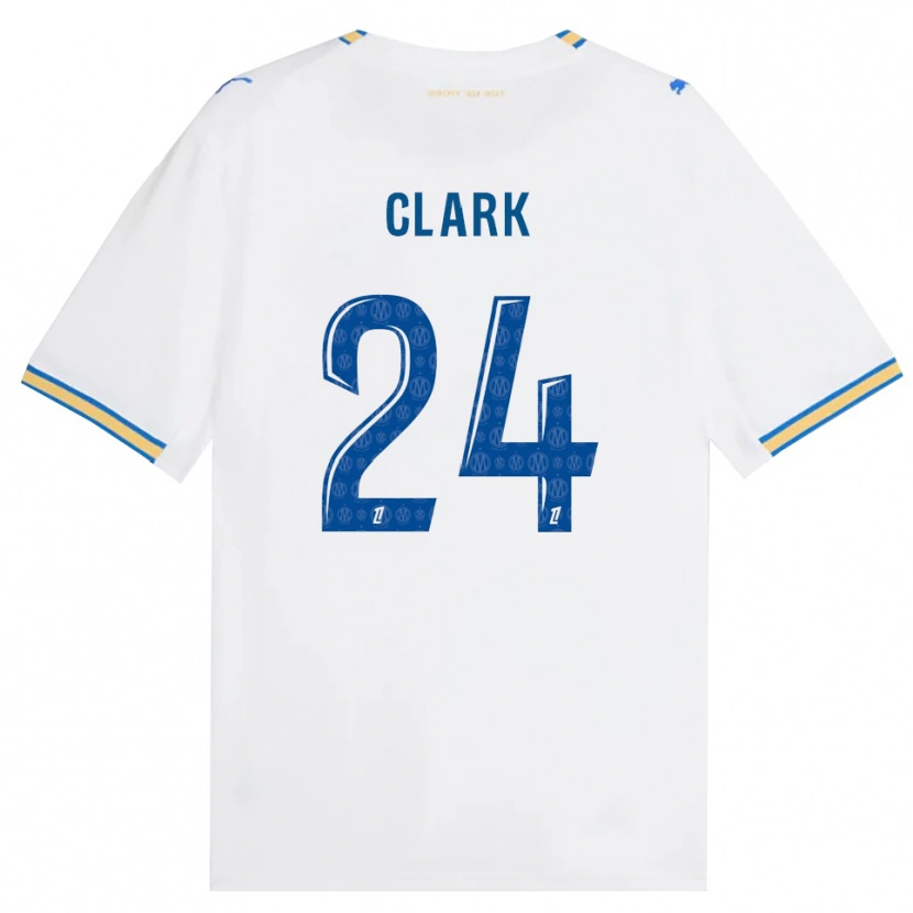 Danxen Męski Ashley Clark #24 Niebieski Biały Domowa Koszulka 2026/27 Koszulki Klubowe