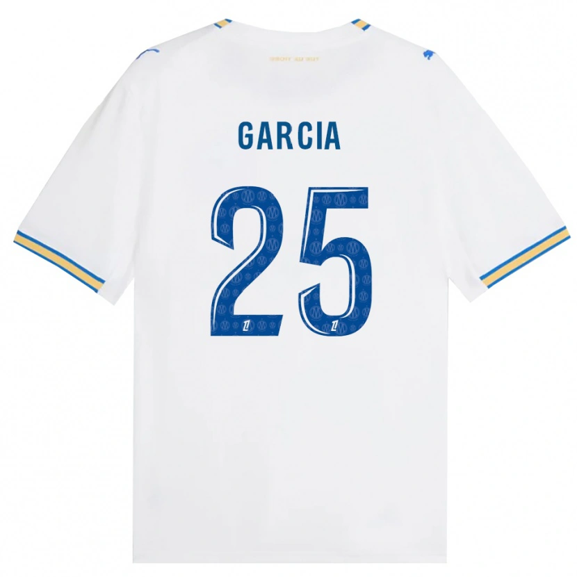 Danxen Męski Ulisses Garcia #25 Niebieski Biały Domowa Koszulka 2026/27 Koszulki Klubowe