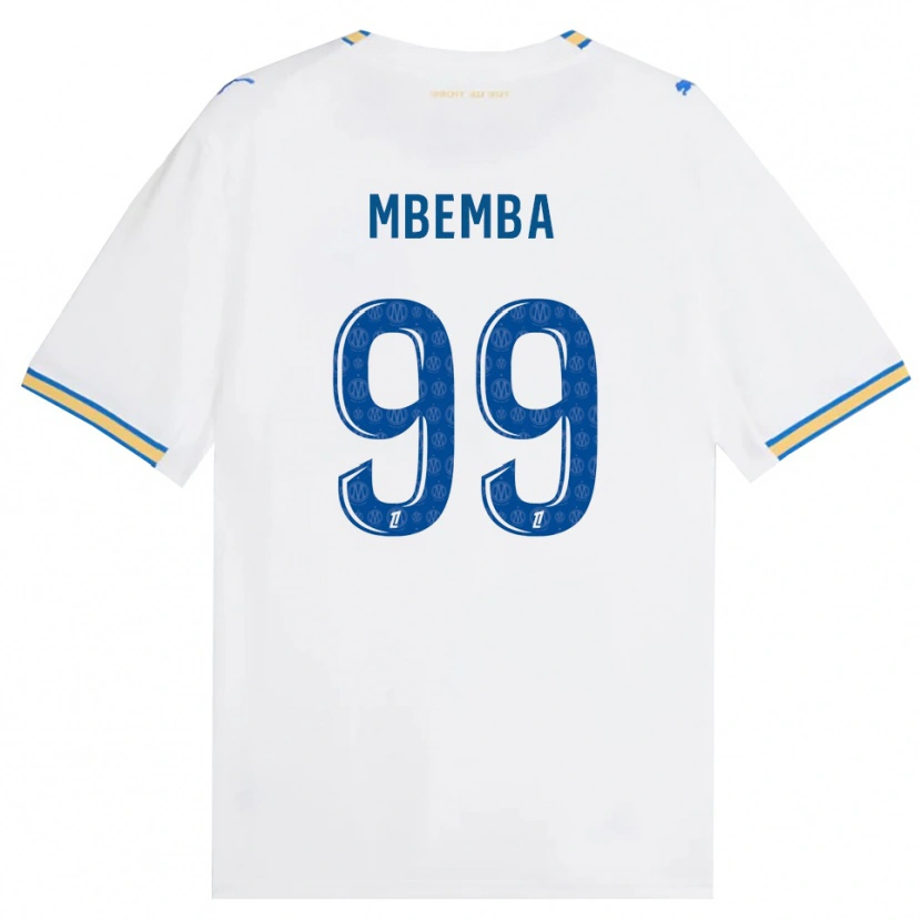 Danxen Męski Chancel Mbemba #99 Niebieski Biały Domowa Koszulka 2026/27 Koszulki Klubowe
