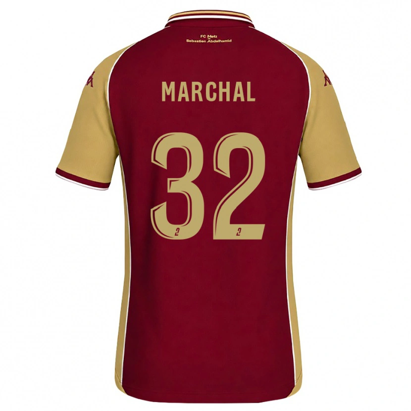 Danxen Męski Adam Marchal #32 Złoty Ciemnoczerwony Domowa Koszulka 2026/27 Koszulki Klubowe