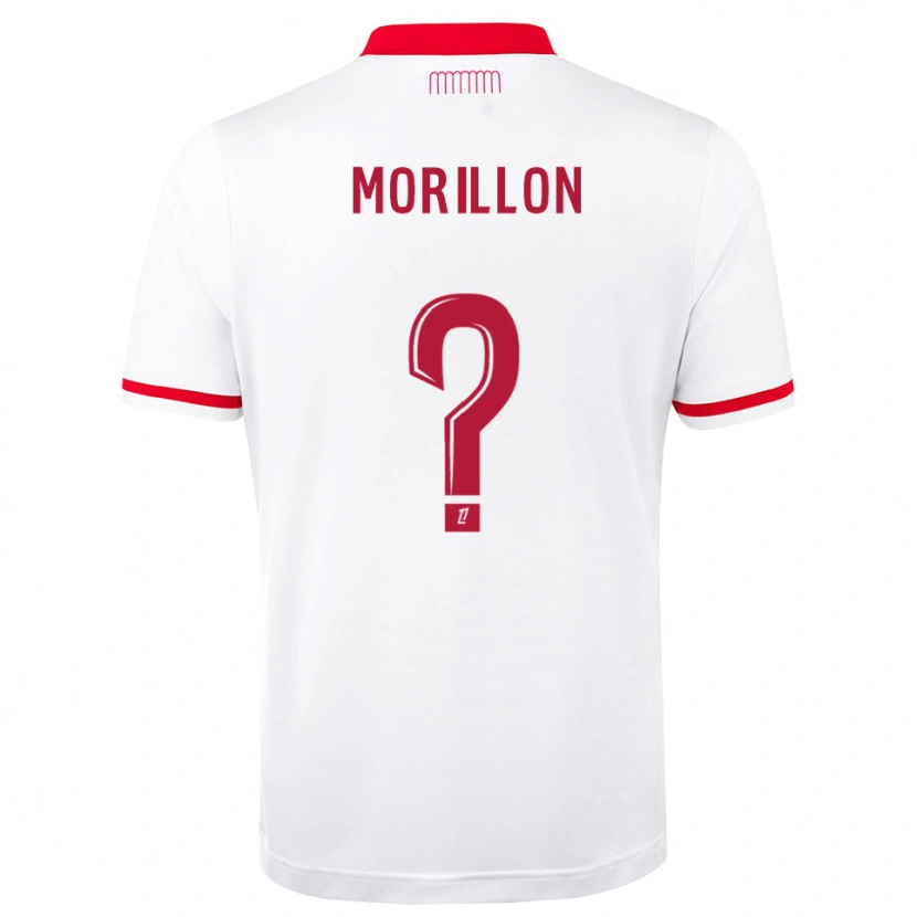 Danxen Męski Noah Morillon #0 Czerwony Biały Domowa Koszulka 2026/27 Koszulki Klubowe