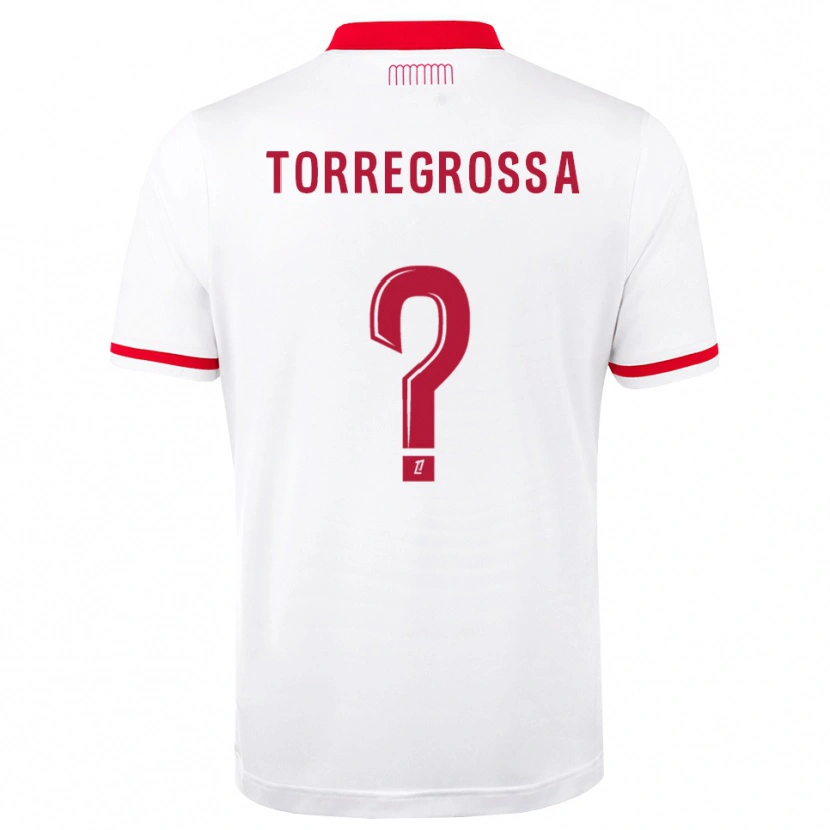 Danxen Męski Hugo Torregrossa #0 Czerwony Biały Domowa Koszulka 2026/27 Koszulki Klubowe