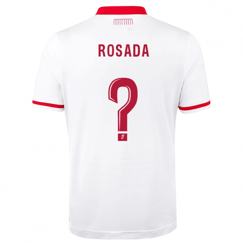 Danxen Męski Riley Rosada #0 Czerwony Biały Domowa Koszulka 2026/27 Koszulki Klubowe