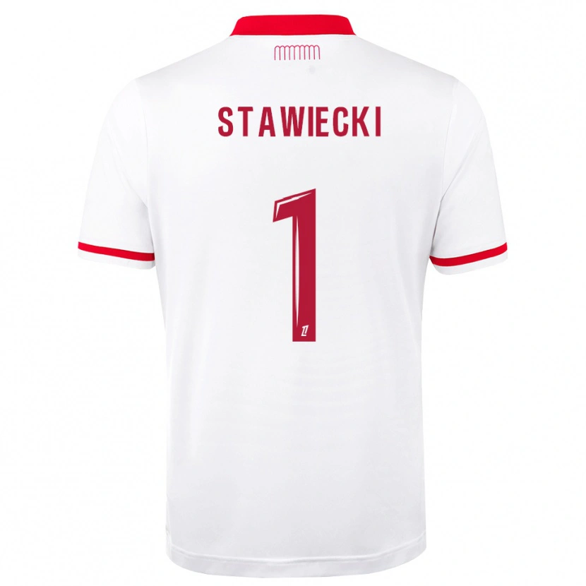Danxen Męski Jules Stawiecki #1 Czerwony Biały Domowa Koszulka 2026/27 Koszulki Klubowe