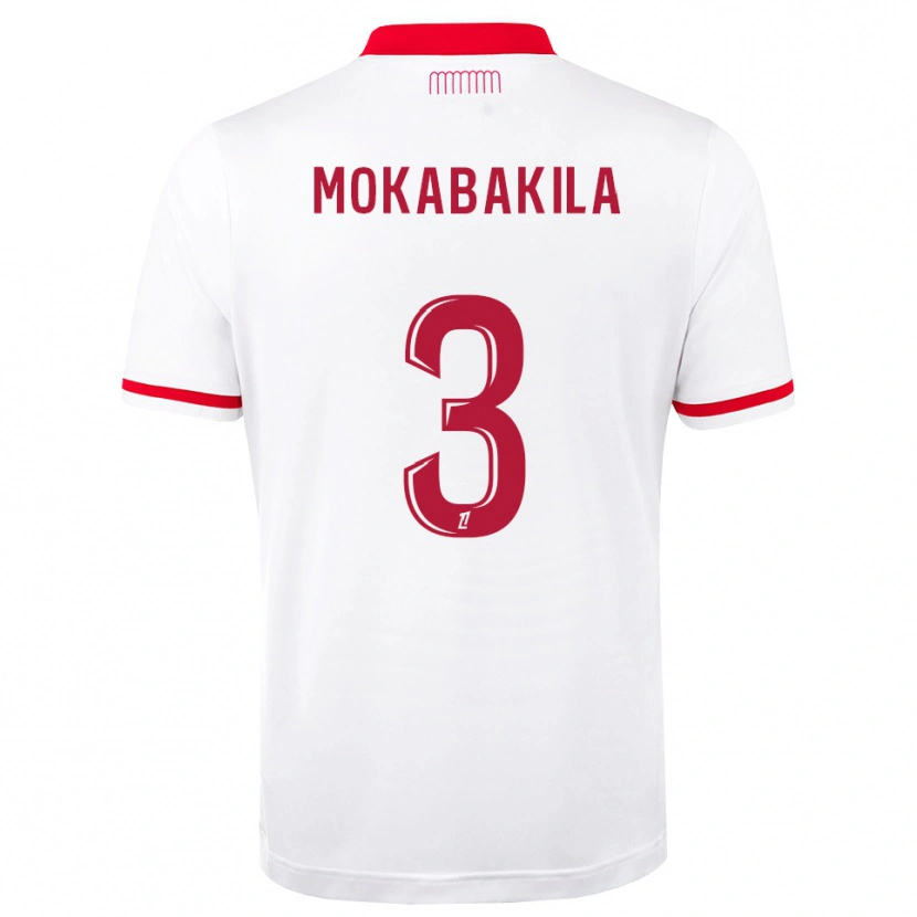 Danxen Męski Nick Mokabakila #3 Czerwony Biały Domowa Koszulka 2026/27 Koszulki Klubowe