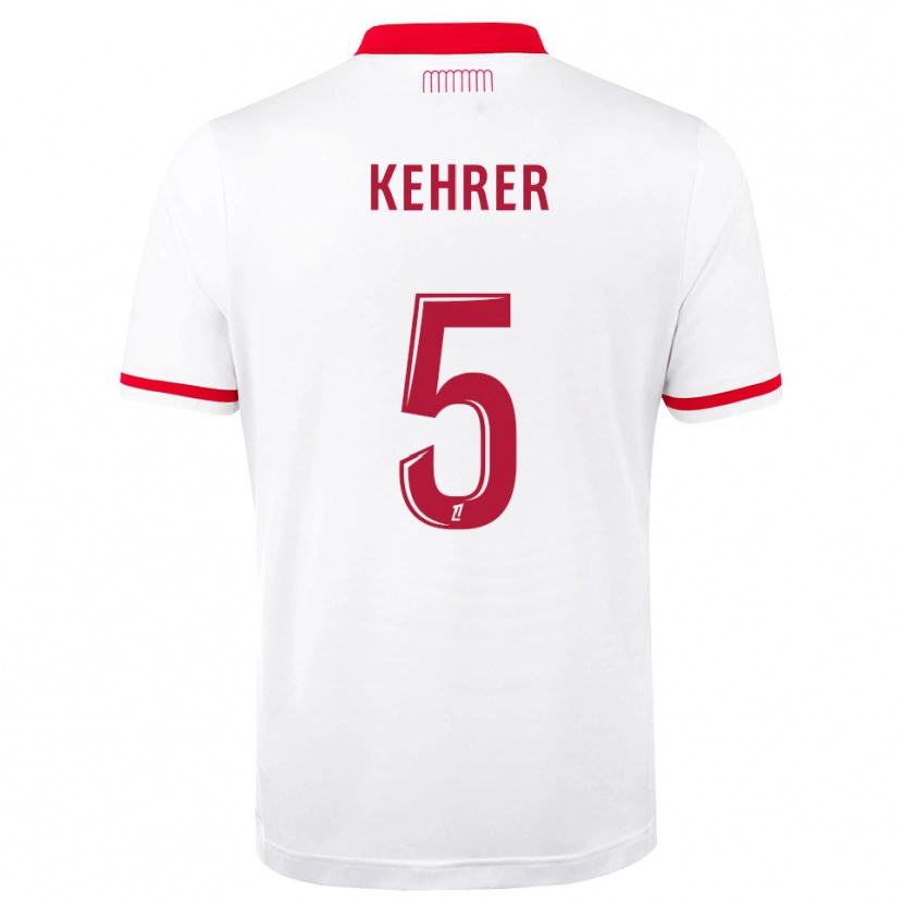 Danxen Męski Thilo Kehrer #5 Czerwony Biały Domowa Koszulka 2026/27 Koszulki Klubowe