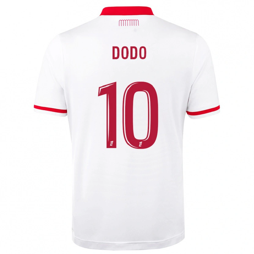 Danxen Męski Yannick Dodo #10 Czerwony Biały Domowa Koszulka 2026/27 Koszulki Klubowe