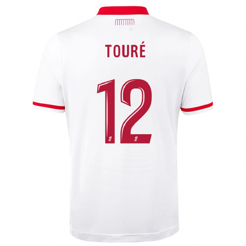 Danxen Męski Ilane Touré #12 Czerwony Biały Domowa Koszulka 2026/27 Koszulki Klubowe