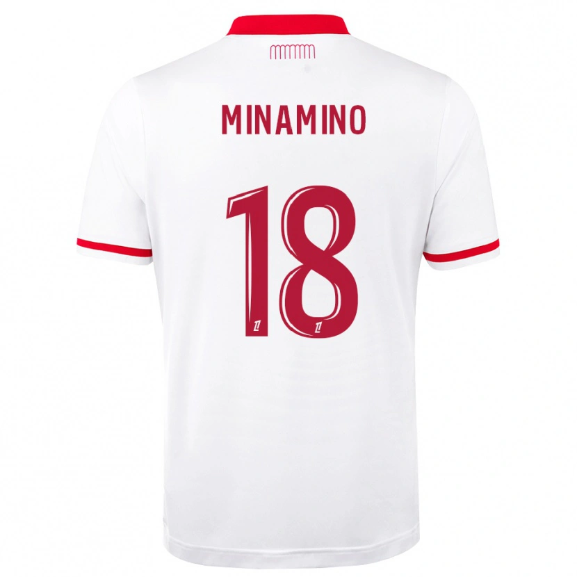 Danxen Męski Takumi Minamino #18 Czerwony Biały Domowa Koszulka 2026/27 Koszulki Klubowe