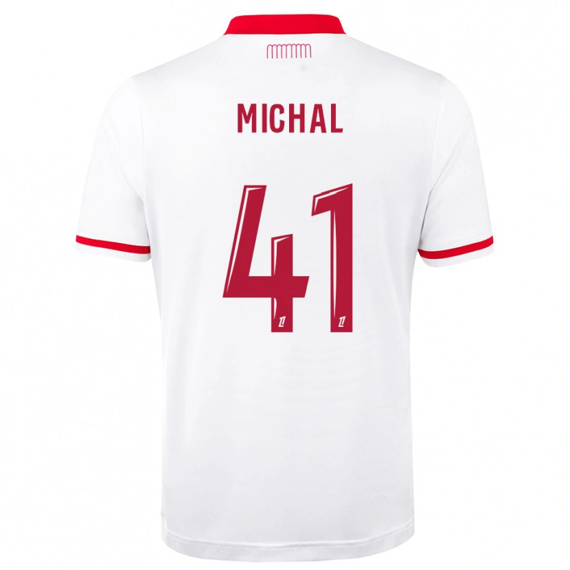 Danxen Męski Lucas Michal #41 Czerwony Biały Domowa Koszulka 2026/27 Koszulki Klubowe