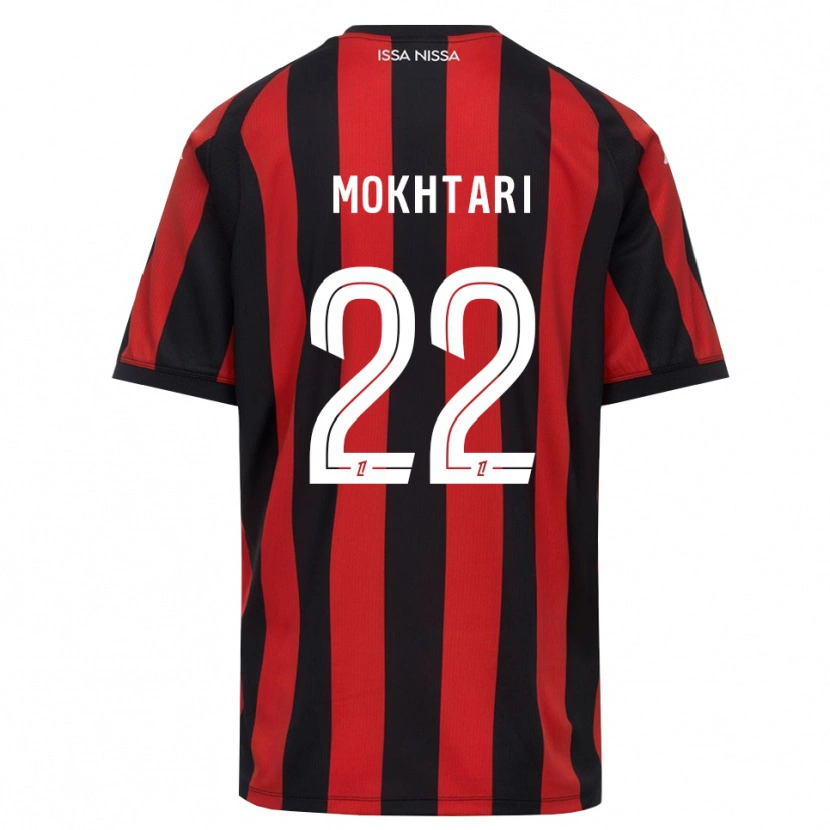 Danxen Męski Jade Mokhtari #22 Czerwony Czarny Biały Domowa Koszulka 2026/27 Koszulki Klubowe