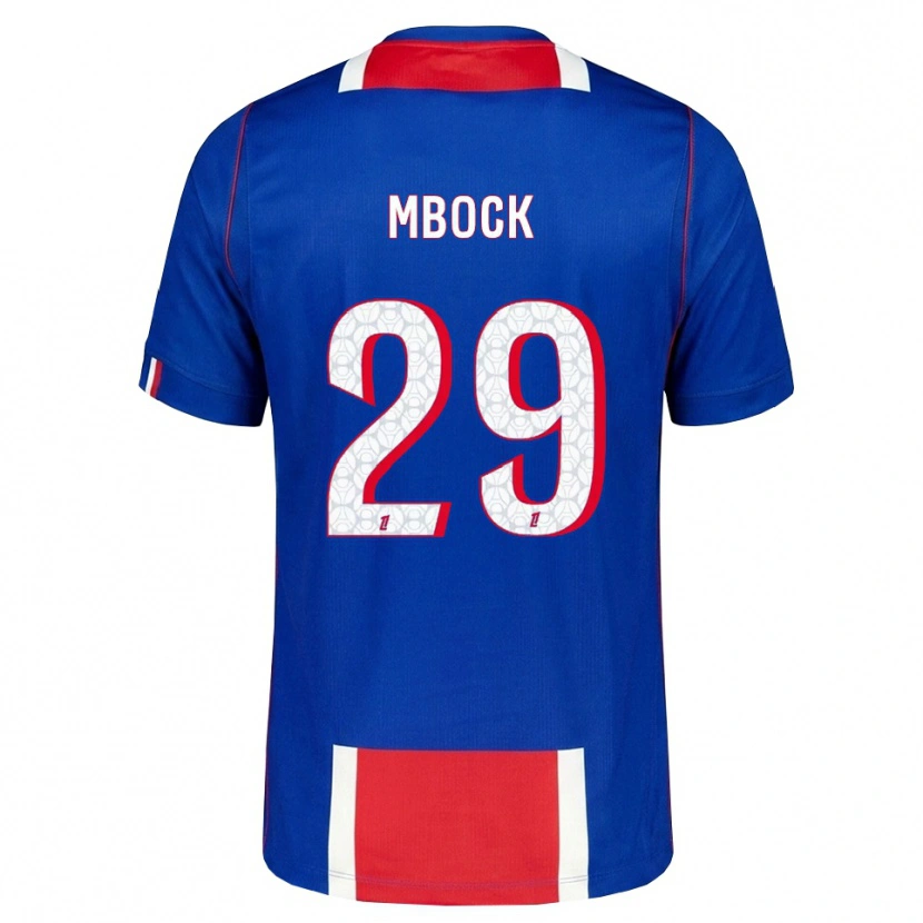 Danxen Męski Griedge Mbock Bathy #29 Czerwony Biały Niebieski Domowa Koszulka 2026/27 Koszulki Klubowe