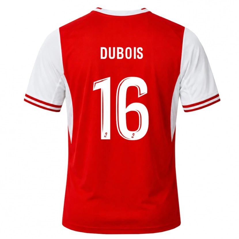 Danxen Męski Tom Dubois #16 Czerwony Biały Domowa Koszulka 2026/27 Koszulki Klubowe