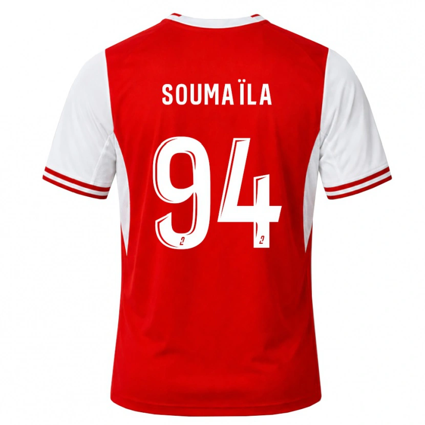 Danxen Męski Soumaïla Sylla #94 Czerwony Biały Domowa Koszulka 2026/27 Koszulki Klubowe