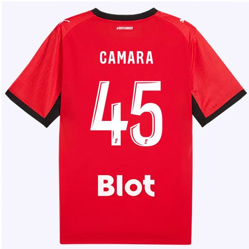 Danxen Męski Mahdi Camara #45 Czerwony Czarny Biały Domowa Koszulka 2026/27 Koszulki Klubowe