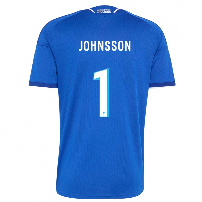 Danxen Męski Karl-Johan Johnsson #1 Królewski Niebieski Biały Domowa Koszulka 2026/27 Koszulki Klubowe