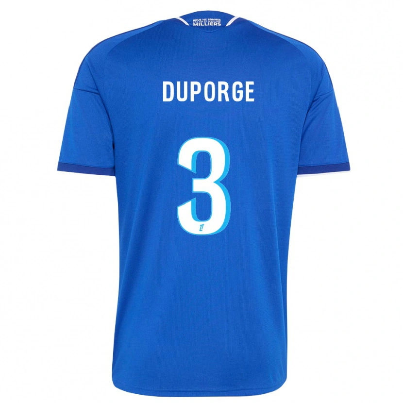 Danxen Męski Morgane Duporge #3 Królewski Niebieski Biały Domowa Koszulka 2026/27 Koszulki Klubowe