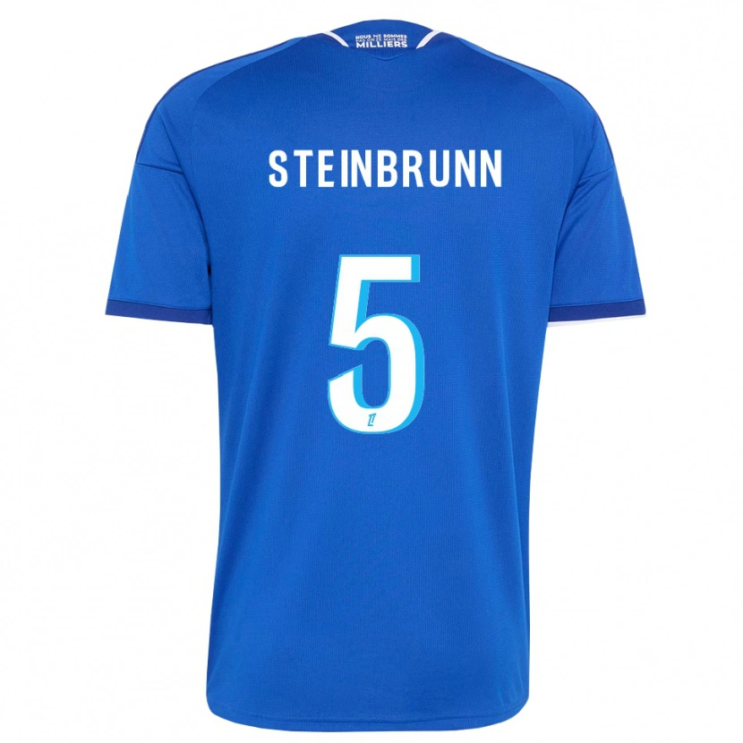 Danxen Męski Théo Steinbrunn #5 Królewski Niebieski Biały Domowa Koszulka 2026/27 Koszulki Klubowe