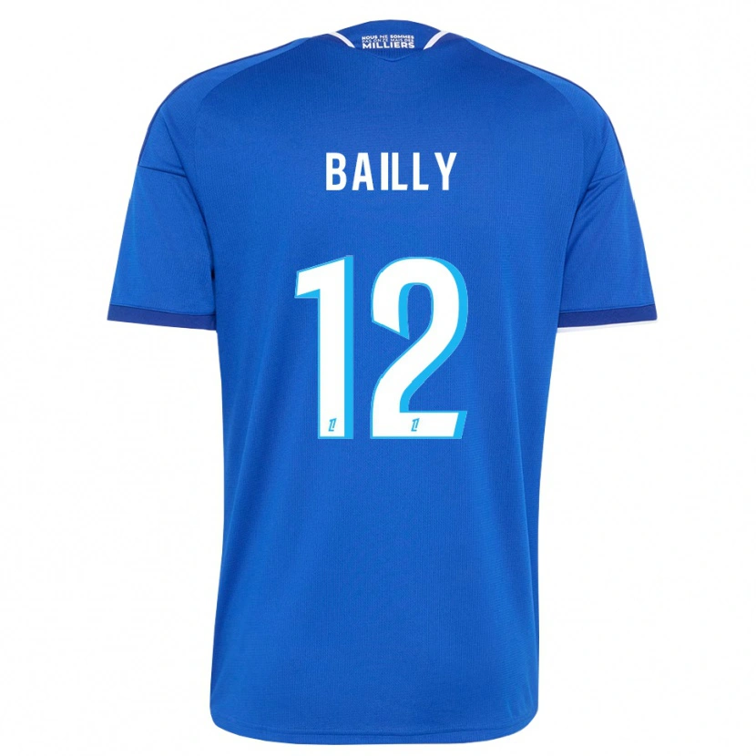 Danxen Męski Melvine Bailly #12 Królewski Niebieski Biały Domowa Koszulka 2026/27 Koszulki Klubowe