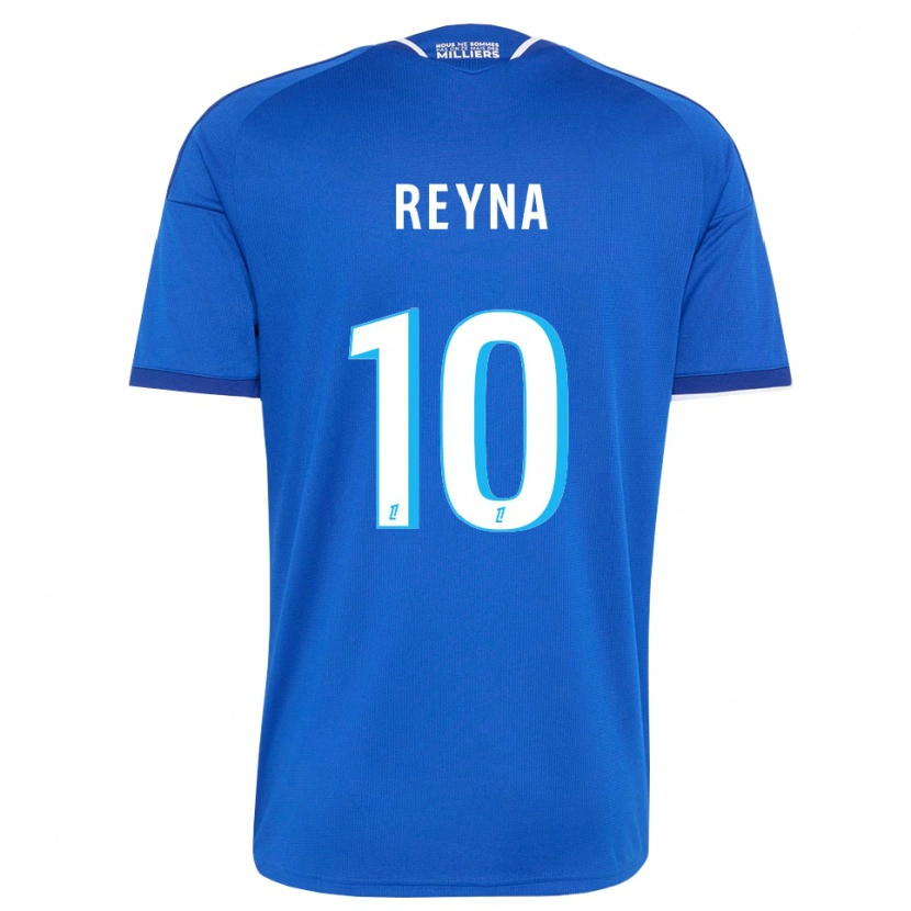 Danxen Męski Giovanni Reyna #10 Królewski Niebieski Biały Domowa Koszulka 2026/27 Koszulki Klubowe