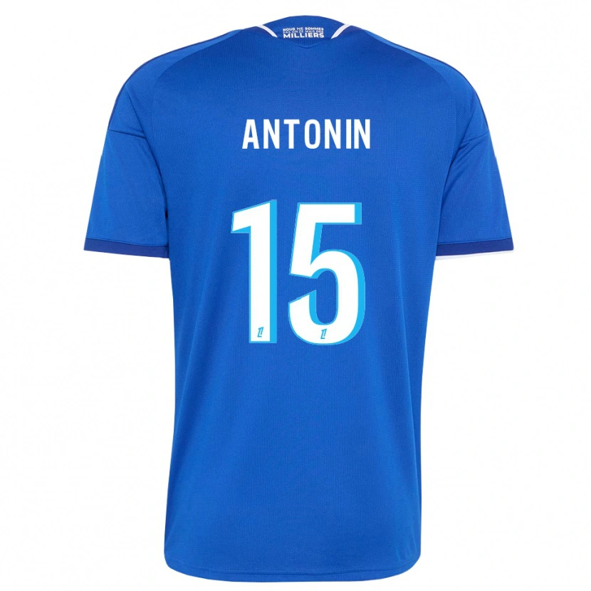 Danxen Męski Erwan Antonin #15 Królewski Niebieski Biały Domowa Koszulka 2026/27 Koszulki Klubowe