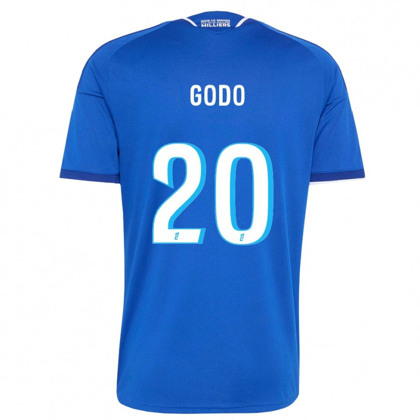 Danxen Męski Martial Godo #20 Królewski Niebieski Biały Domowa Koszulka 2026/27 Koszulki Klubowe