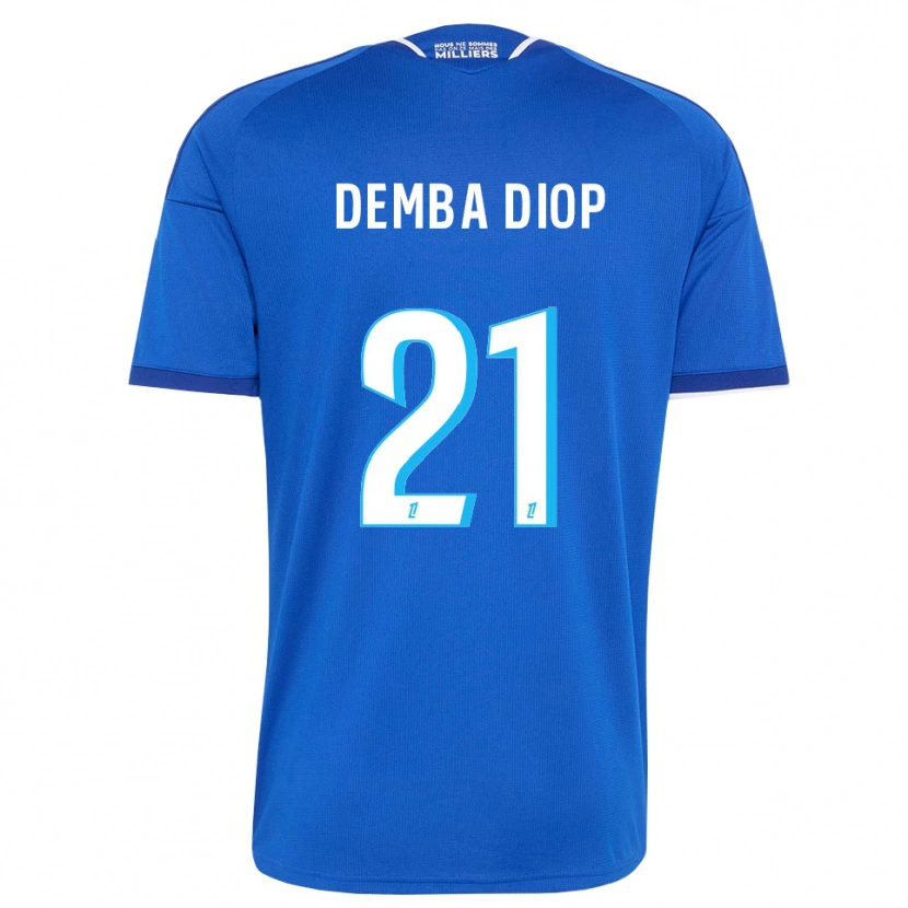 Danxen Męski Pape Demba Diop #21 Królewski Niebieski Biały Domowa Koszulka 2026/27 Koszulki Klubowe