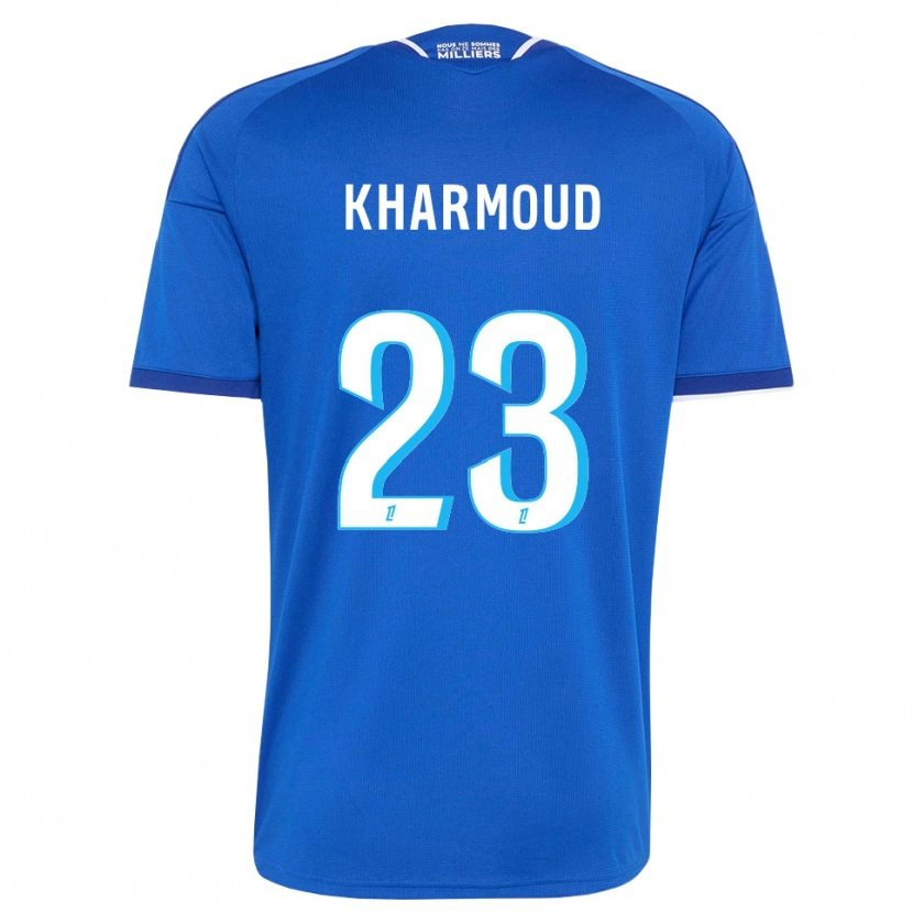 Danxen Męski Rayan Kharmoud #23 Królewski Niebieski Biały Domowa Koszulka 2026/27 Koszulki Klubowe