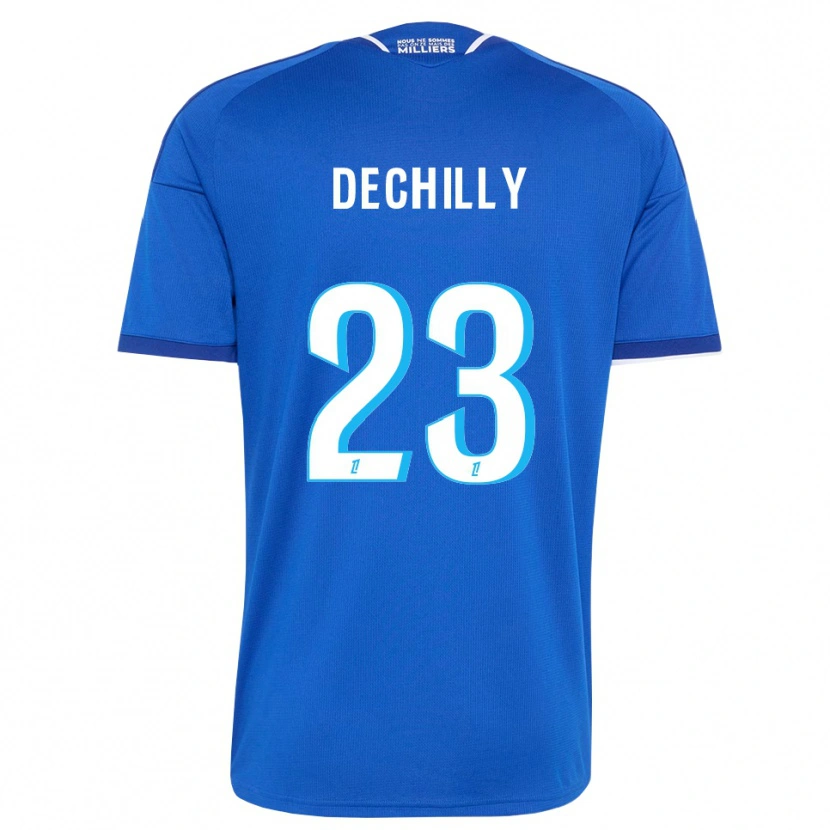 Danxen Męski Pauline Dechilly #23 Królewski Niebieski Biały Domowa Koszulka 2026/27 Koszulki Klubowe
