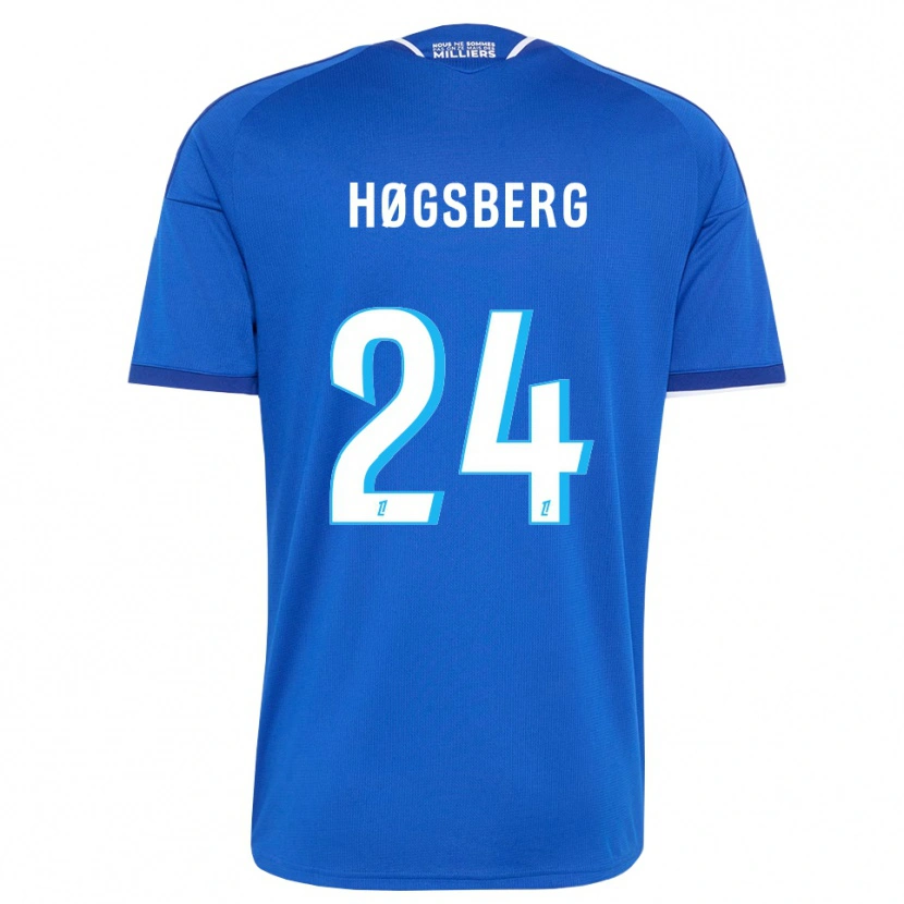 Danxen Męski Lucas Høgsberg #24 Królewski Niebieski Biały Domowa Koszulka 2026/27 Koszulki Klubowe