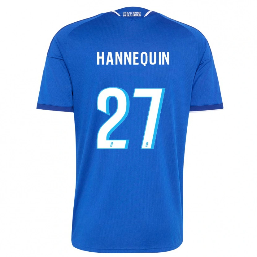 Danxen Męski Laurine Hannequin #27 Królewski Niebieski Biały Domowa Koszulka 2026/27 Koszulki Klubowe