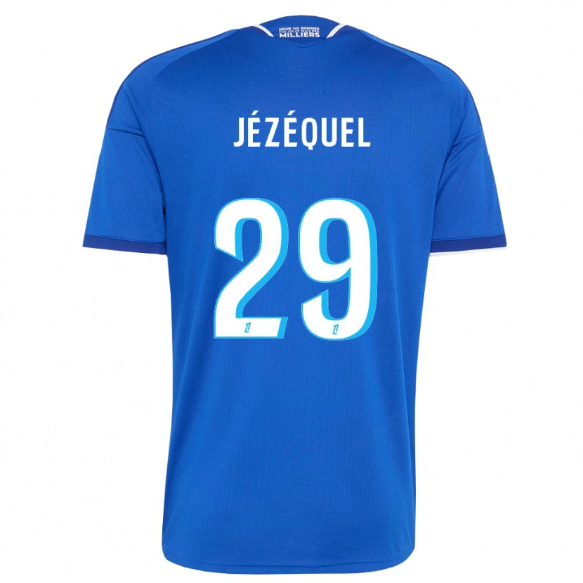 Danxen Męski Emmy Jézéquel #29 Królewski Niebieski Biały Domowa Koszulka 2026/27 Koszulki Klubowe