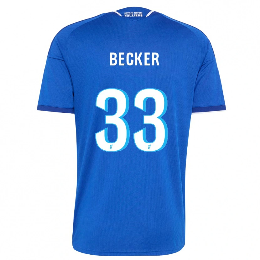 Danxen Męski Yoann Becker #33 Królewski Niebieski Biały Domowa Koszulka 2026/27 Koszulki Klubowe