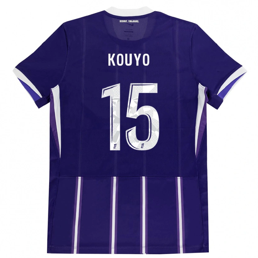 Danxen Męski Dan Kouyo #15 Fioletowy Biały Domowa Koszulka 2026/27 Koszulki Klubowe