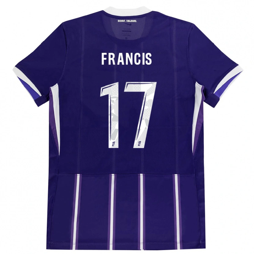 Danxen Męski Abu Francis #17 Fioletowy Biały Domowa Koszulka 2026/27 Koszulki Klubowe