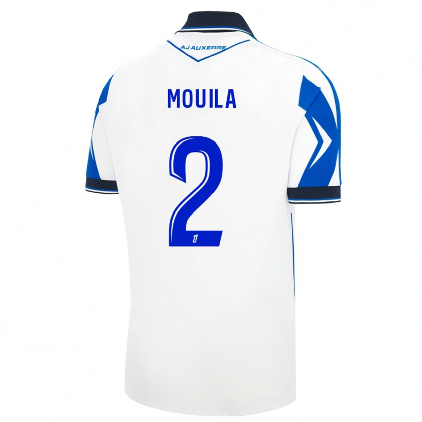 Danxen Męski Orlando Mouila #2 Czarny Biały Niebieski Domowa Koszulka 2026/27 Koszulki Klubowe