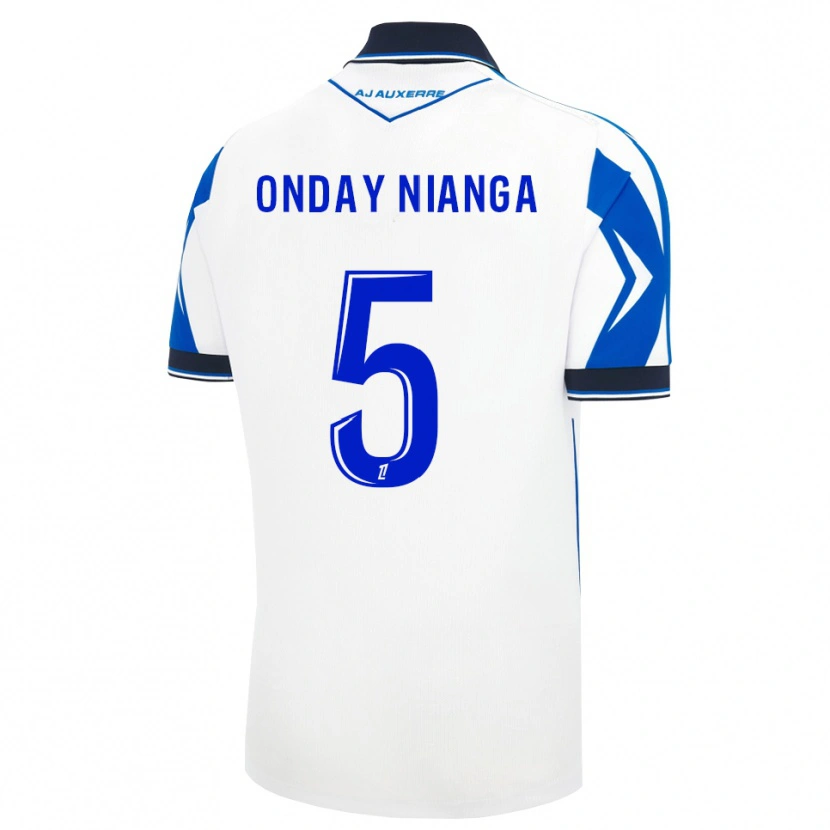 Danxen Męski Ata-Yis Onday Nianga #5 Czarny Biały Niebieski Domowa Koszulka 2026/27 Koszulki Klubowe