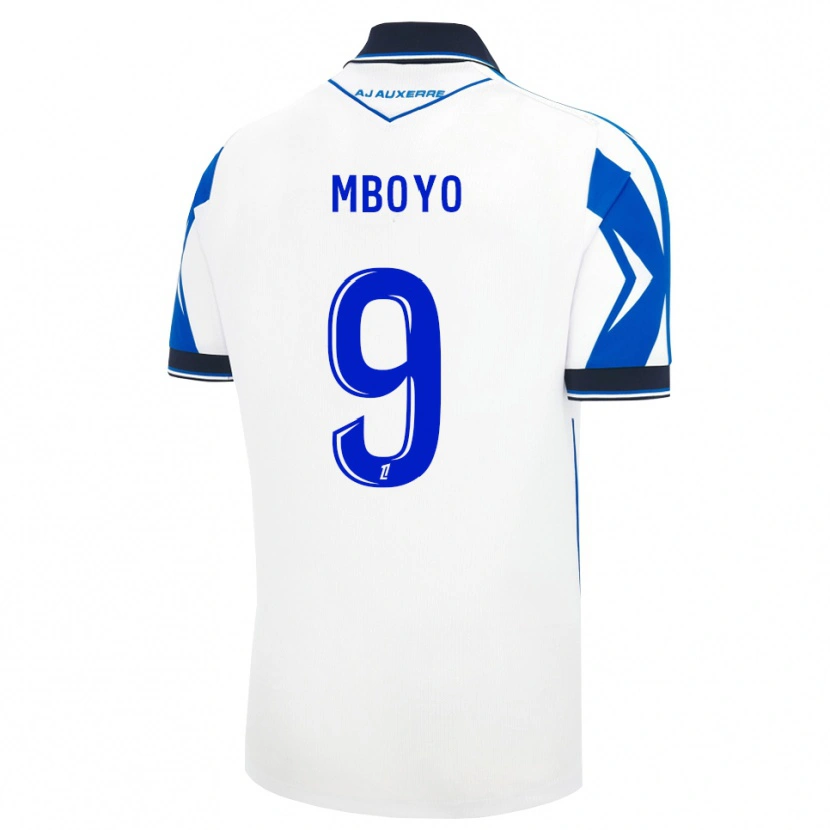 Danxen Męski Andy Mboyo #9 Czarny Biały Niebieski Domowa Koszulka 2026/27 Koszulki Klubowe