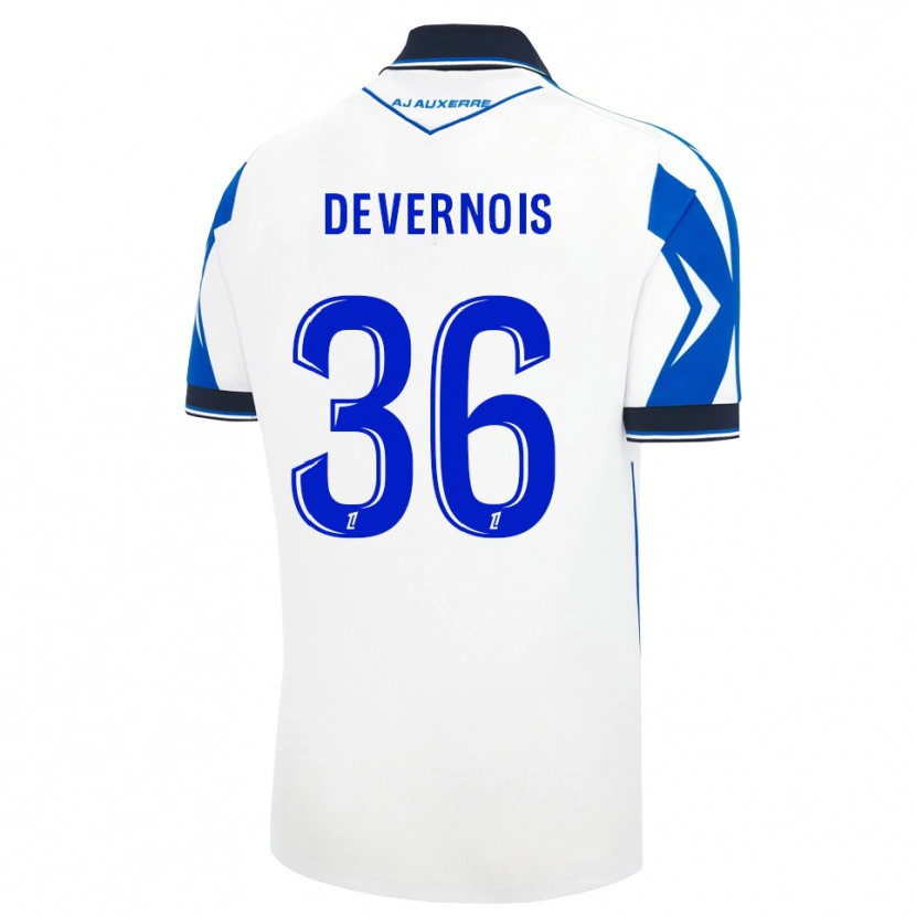 Danxen Męski Tidiane Devernois #36 Czarny Biały Niebieski Domowa Koszulka 2026/27 Koszulki Klubowe