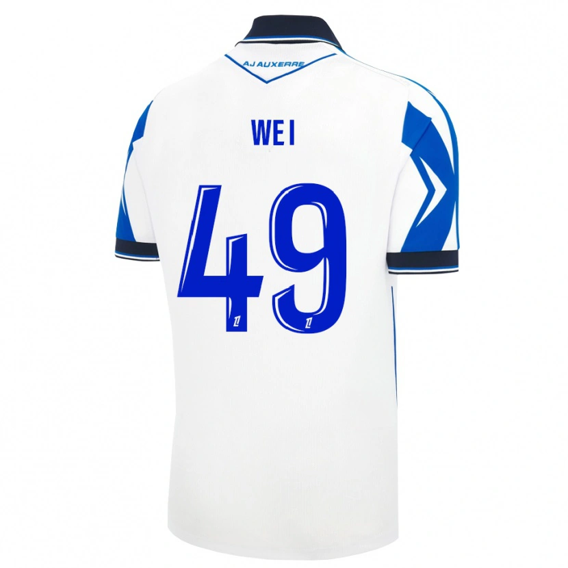 Danxen Męski Xiangxin Wei #49 Czarny Biały Niebieski Domowa Koszulka 2026/27 Koszulki Klubowe