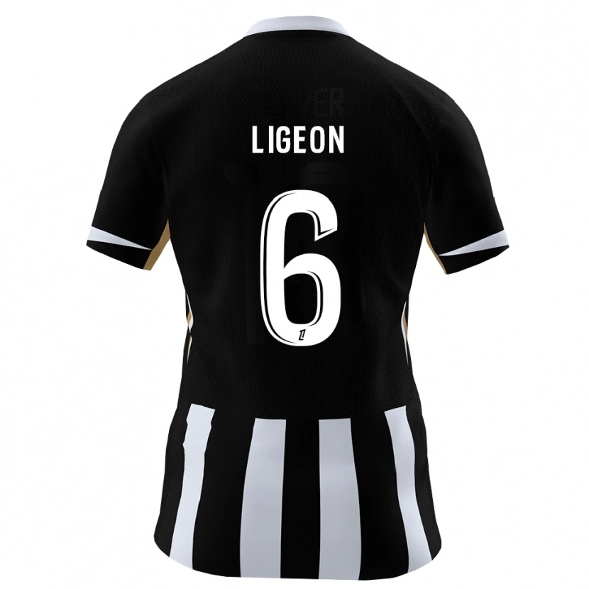 Danxen Męski Aymeris Ligeon #6 Czarny Niebieski Domowa Koszulka 2026/27 Koszulki Klubowe