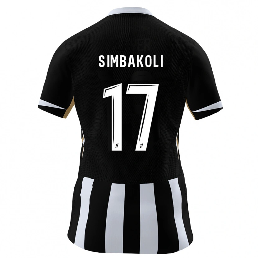 Danxen Męski Usman Simbakoli #17 Czarny Niebieski Domowa Koszulka 2026/27 Koszulki Klubowe