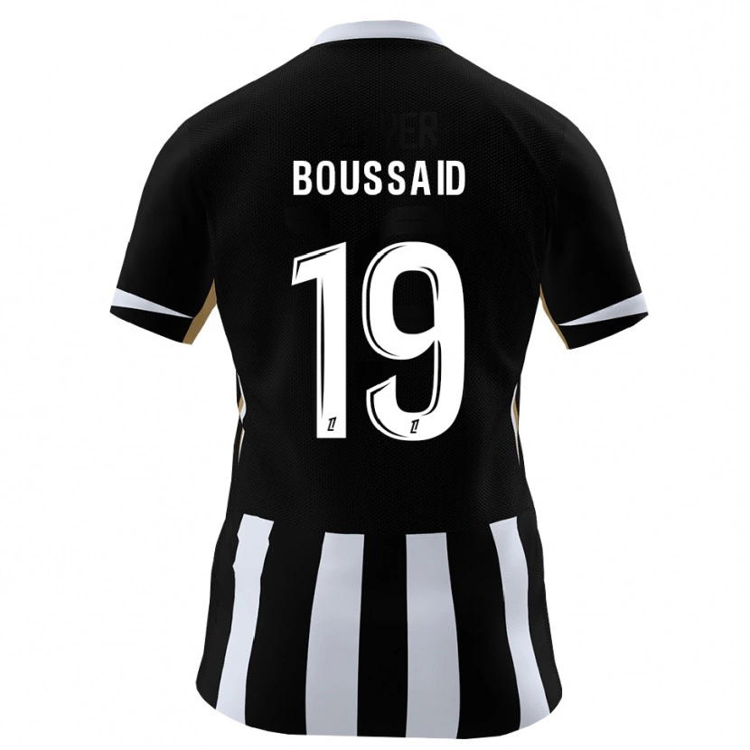 Danxen Męski Willsem Boussaid #19 Czarny Niebieski Domowa Koszulka 2026/27 Koszulki Klubowe