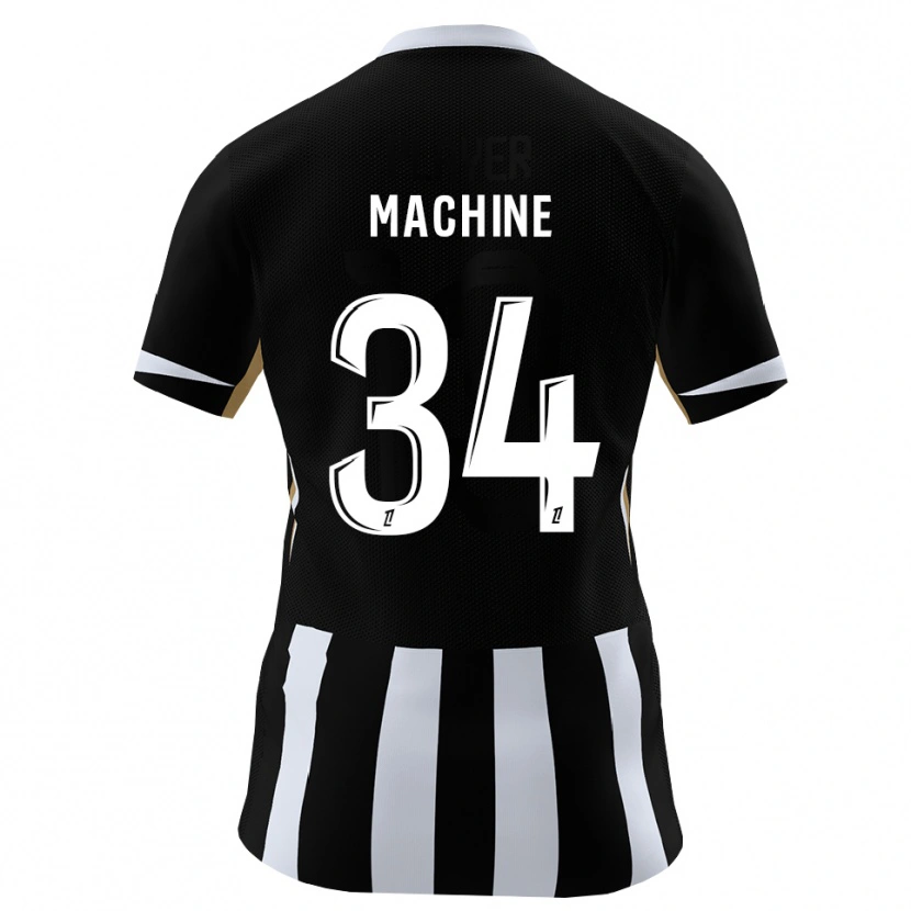 Danxen Męski Lanroy Machine #34 Czarny Niebieski Domowa Koszulka 2026/27 Koszulki Klubowe