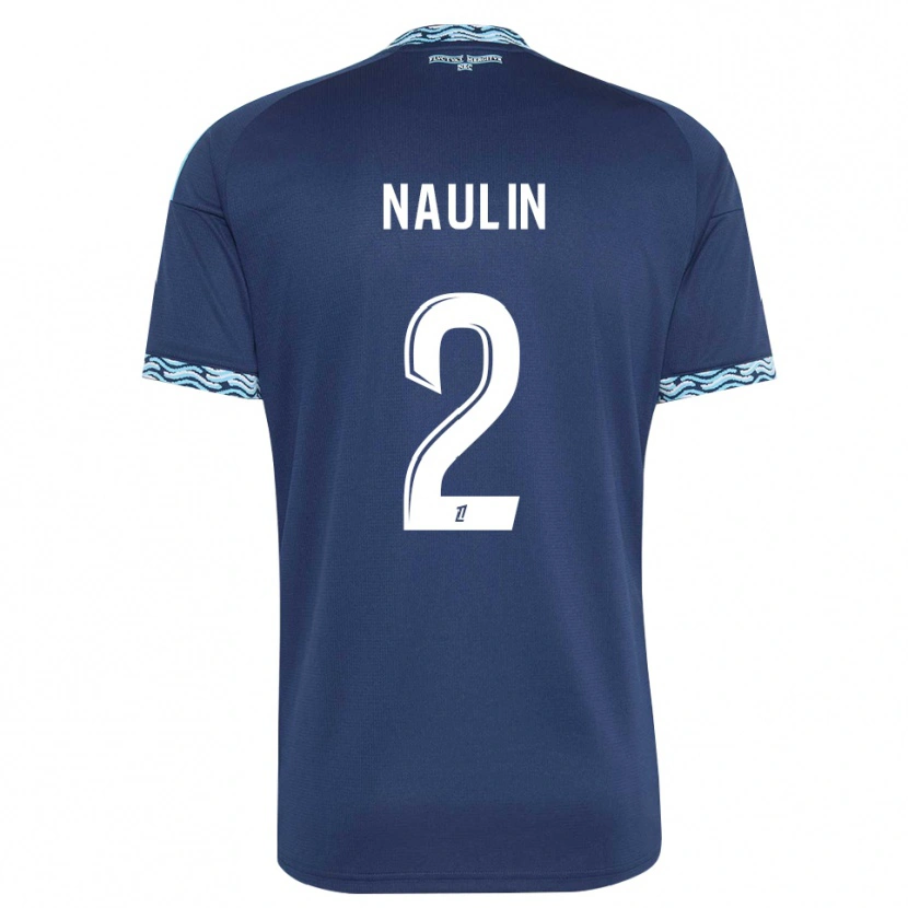 Danxen Męski Ethan Naulin #2 Stalowoniebieski Biały Domowa Koszulka 2026/27 Koszulki Klubowe
