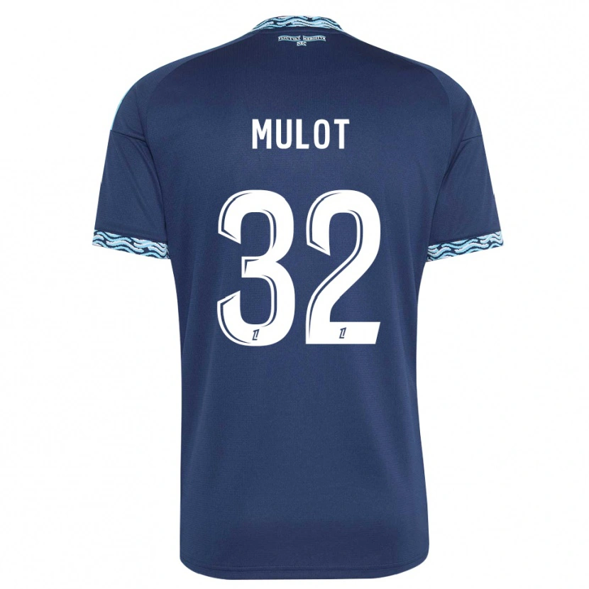 Danxen Męski Marie Mulot #32 Stalowoniebieski Biały Domowa Koszulka 2026/27 Koszulki Klubowe