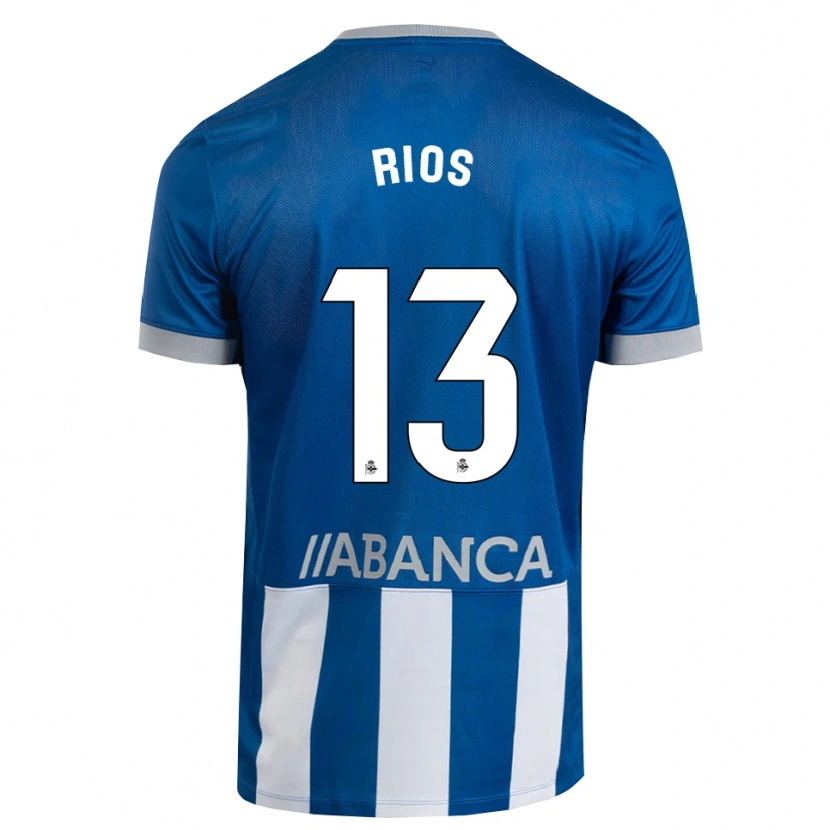 Danxen Męski Hugo Rios #13 Niebieski Szary Biały Domowa Koszulka 2026/27 Koszulki Klubowe