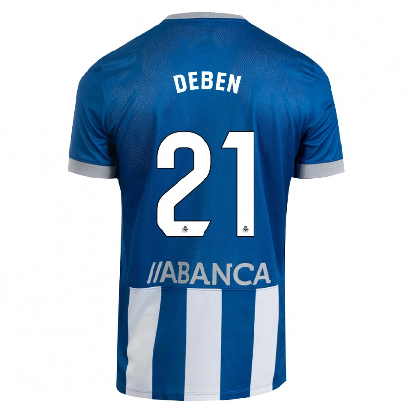 Danxen Męski Sara Debén #21 Niebieski Szary Biały Domowa Koszulka 2026/27 Koszulki Klubowe