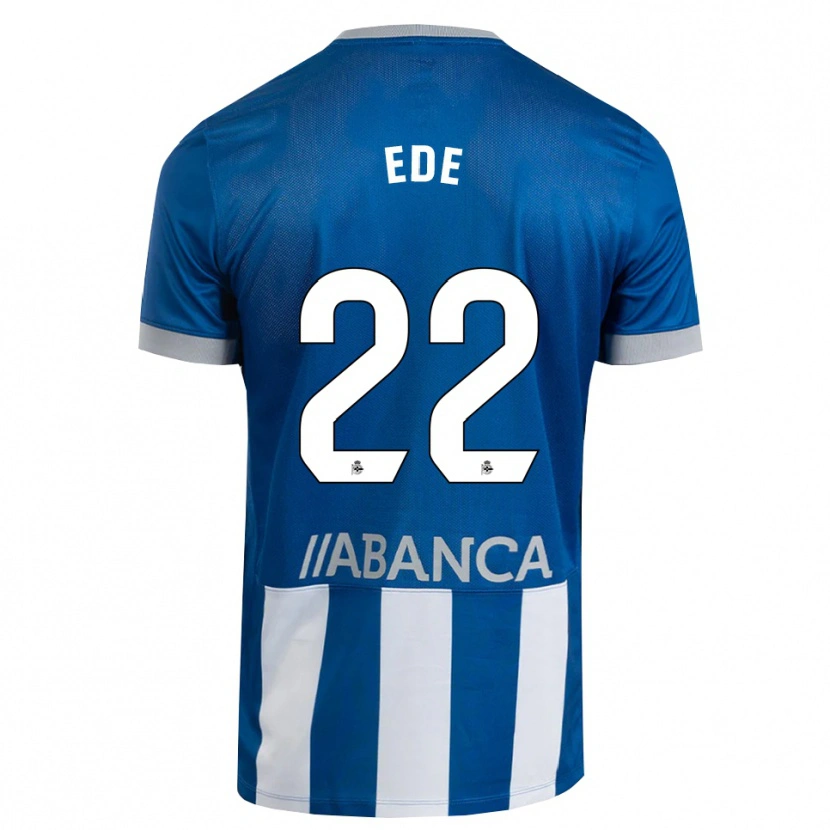 Danxen Męski Bright Ede #22 Niebieski Szary Biały Domowa Koszulka 2026/27 Koszulki Klubowe