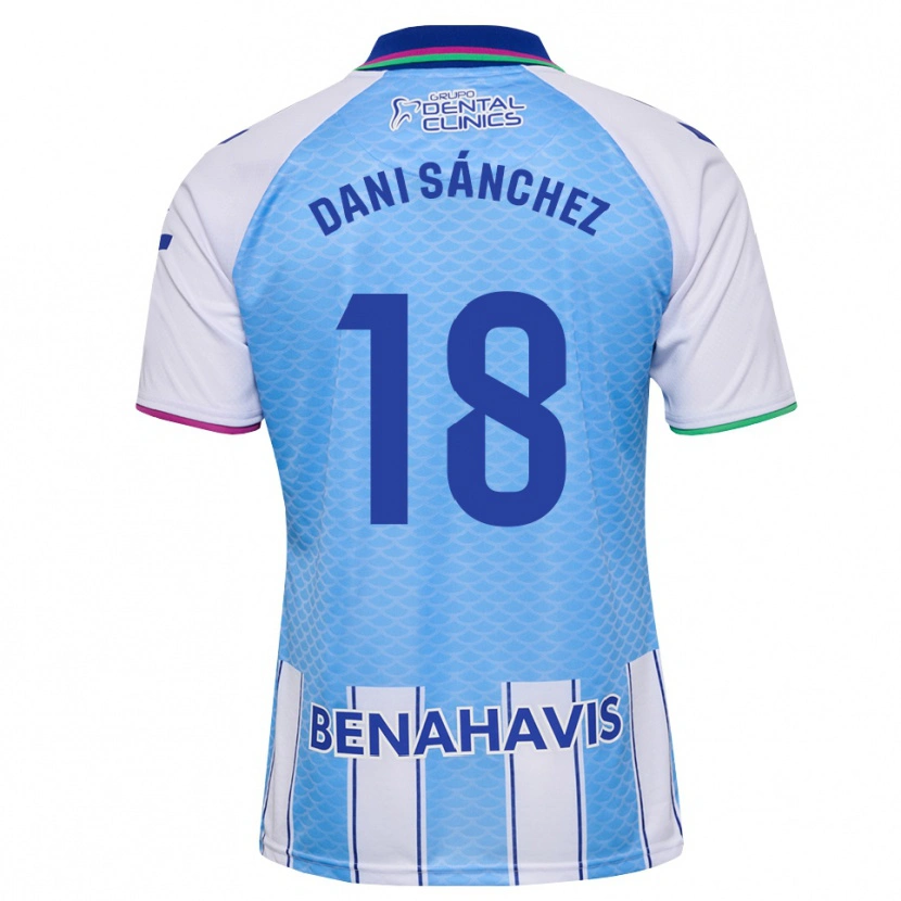 Danxen Męski Dani Sánchez #18 Głęboki Błękitny Biały Domowa Koszulka 2026/27 Koszulki Klubowe